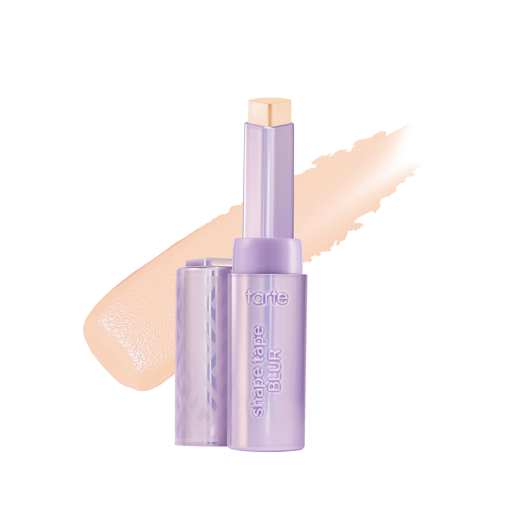 Photo 1 of tarte shape tape blur concealer stick - Full Coverage Crease-Proof Makeup, Diamond-Shaped Precision Tip for Instant Eye Lift Effect, 50% Skin-loving Ingredients, Vegan & Cruelty-Free full size, 12B