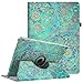 Fintie Case for iPad Pro 12.9 (1st Gen 2015) - 360 Degree Rotating Stand Case with Smart Protective Cover Auto Sleep/Wake Feature for 12.9-inch iPad Pro (2015 Version), Shades of Blue