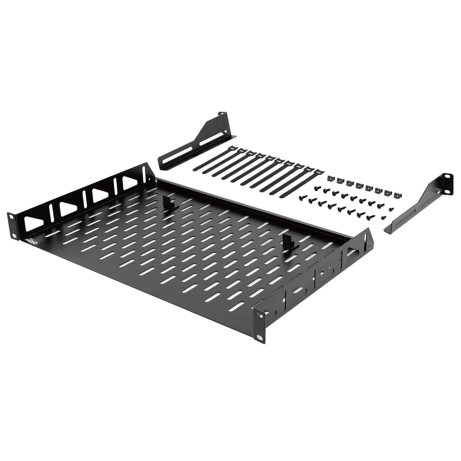 Tecmojo 1U Rack Shelf,19 inch Rack Shelf 12 inch