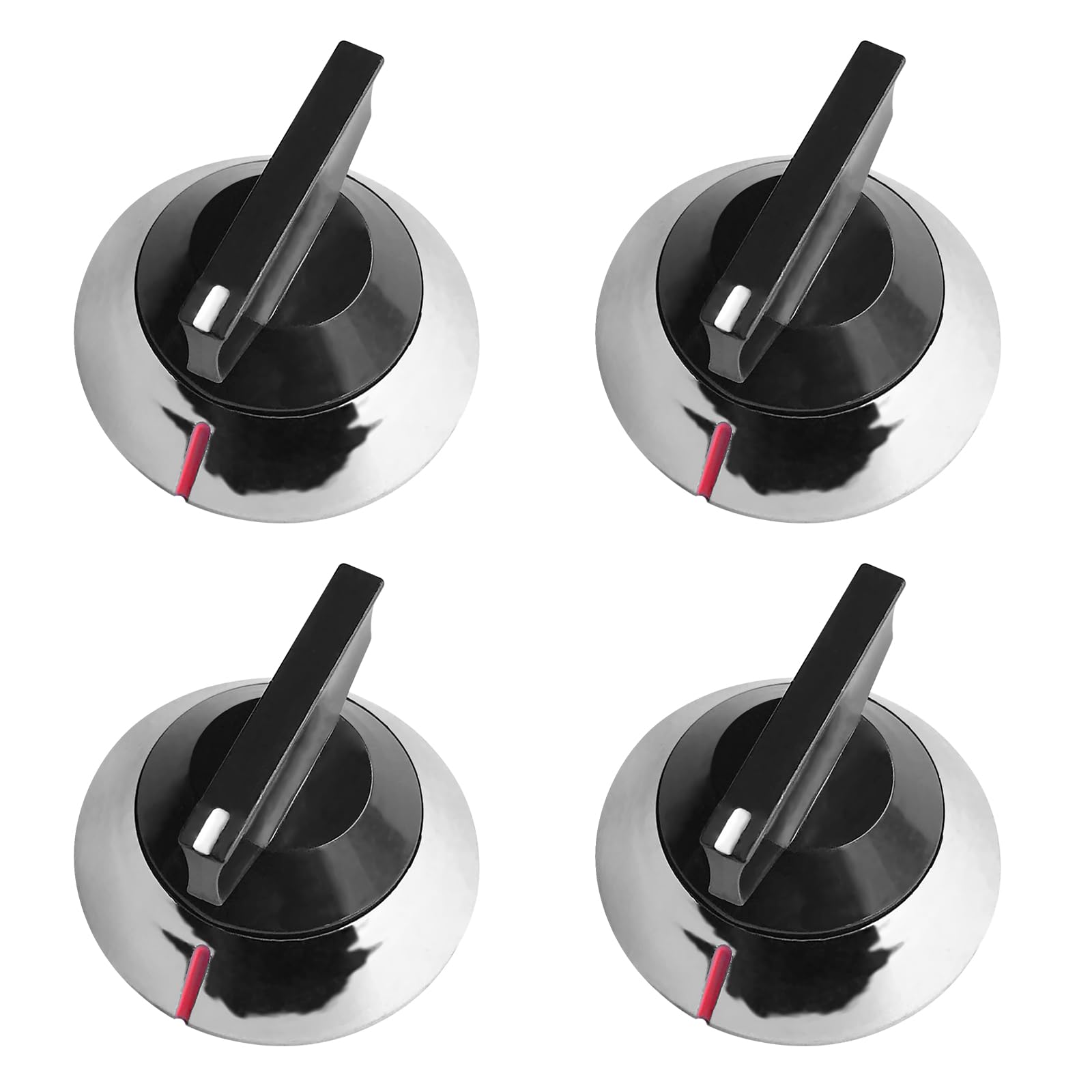 Photo 1 of 4 Pack 330190 Range Burner Knob Replacement for Whirlpool Kenmore Roper Surface Burner Control Replaces AP6008016 329404 328135 ER330190 PS11741145 WP330190VP