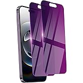 Ifaeveus 2 Pack Privacy Screen Protector for iPhone 16e 2025 Tempered Glass 6.1inch Private Saver Anti-Spy Anti-Blue Light Eye Protection Anti-Scratch Full Coverage