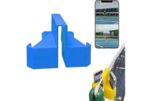 Tennis Net Camera Mount, Dual View 3D Printed Phone Holder for Match Recording, Training Analysis and Live Streaming