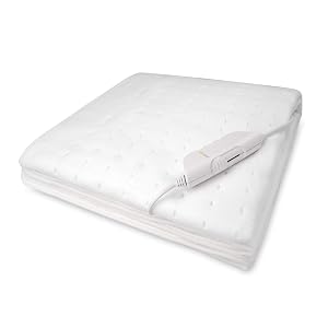 Medisana HU 662 Calientacamas, 150 x 80 cm, desconexión automática, 6 niveles de temperatura, lavable, calefacción de colchón adecuada para todos los colchones comunes