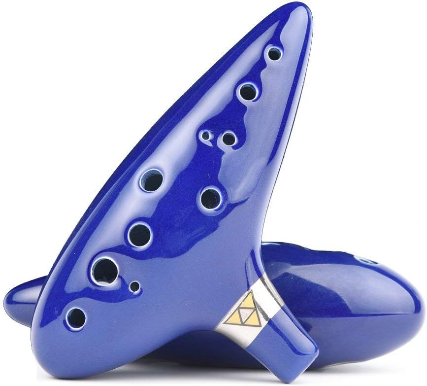 Brand New Legend of Zelda Ocarina of Time 12 Hole Alto Triforce Link