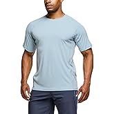 TSLA Men's Rashguard Swim Shirts, UPF 50+ Protection Quick Dry, Stretch Comfort Fit, Flatlock Seams, Outdoor & Water Sports