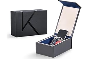 KENARK KK7-DB Faraday Protector Box, Signal Shielding, Anti-Theft Car Key & RFID Blocker for Vehicles - Compact Design (Azure-Black)