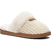 Litfun Women's Fuzzy Memory Foam Slippers Fluffy Winter House Shoes Indoor and Outdoor
