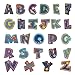 YUEAON 26pcs jean letter patches for jackets iron on or sew on patch for clothing backpacks pants hats clothes decoration