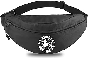 MEIKIUP Dirt Bike Waist Bag Motocross Racer Gift Dirt Bike Dad Crossbody Bag Athletic Waist Bag Race Day Gift (CA Dirt Bike W