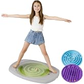 Balance Board for Kids, Toddler Balance Board Maze | Wobble Board with 6 Colored Balls,3 Replacement Labyrinth Boards, Balancing Board Physical Therapy for Sensory Training