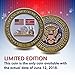 USA No. Korea Challenge Coin - LIMITED EDITION! - Shows actual date! Trump Summit Singapore Kim Jong-Un President Peace Talks