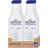 Lactovit | Moisturizing Body Wash | Hydrating Shower Gel | 6 x 600 ml | For all Skins | With ProLactiC10, Collagen &amp; Elastin Booster | Smooth &amp; Youthful Skin | Dermatologist Recommended