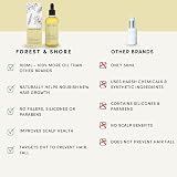 Forest & Shore Hair Growth Oil 100 Natural Caffeine Biotin Castor Argan view 4