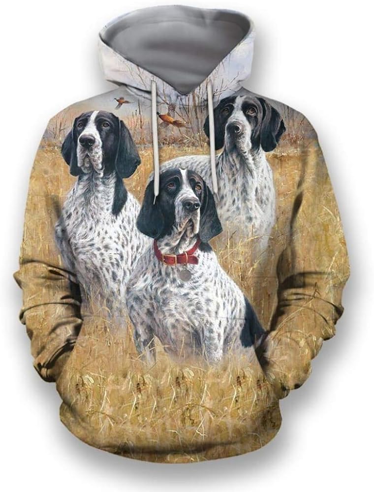 English Pointer Dog In Field 3D Unisex All Over Printed