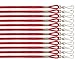 Champion Sports Heavy Duty Nylon Lanyard - Bulk Pack of 12 Color: Assorted