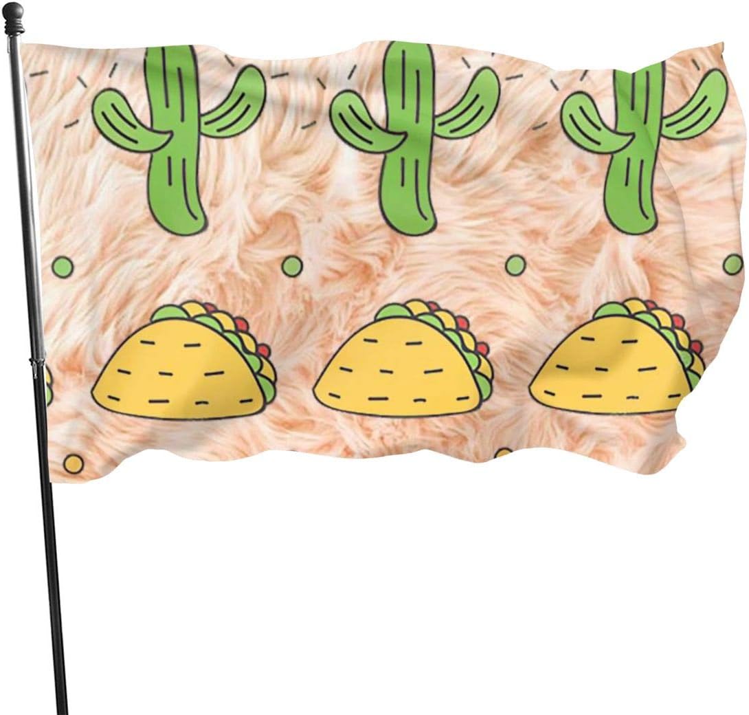 Amazon.com : Vd67te&& Taco Cactus Mexican Fiesta Weather Resistant