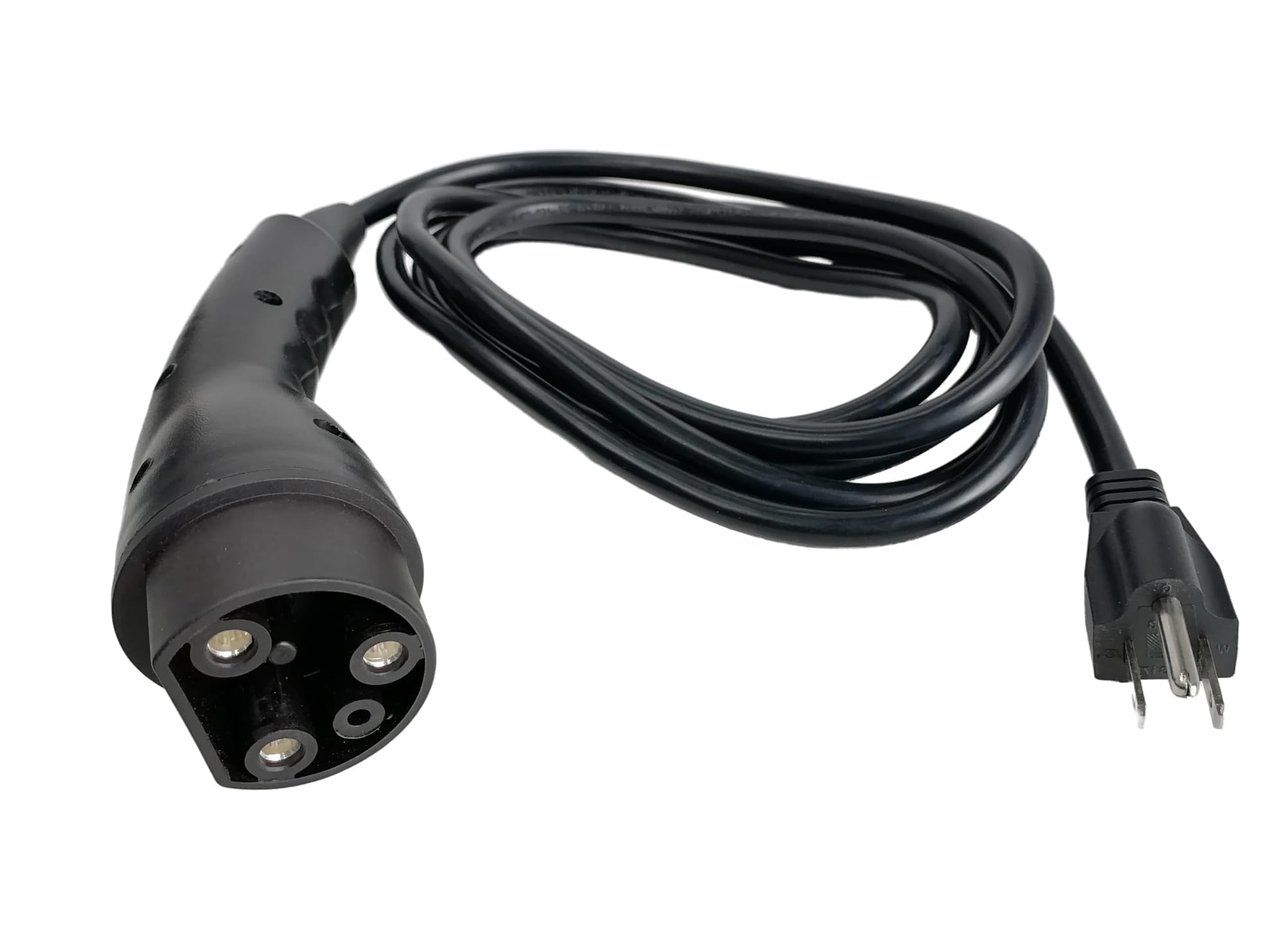 Photo 1 of COMFGET [UL Listed] Golf Cart Charging Power Cord Assembly Fits for Evolution EV, Replaces OEM# 2.04.0620, Heavy Duty Charge Cable Factory Replacement with US Plug (Black 10ft)