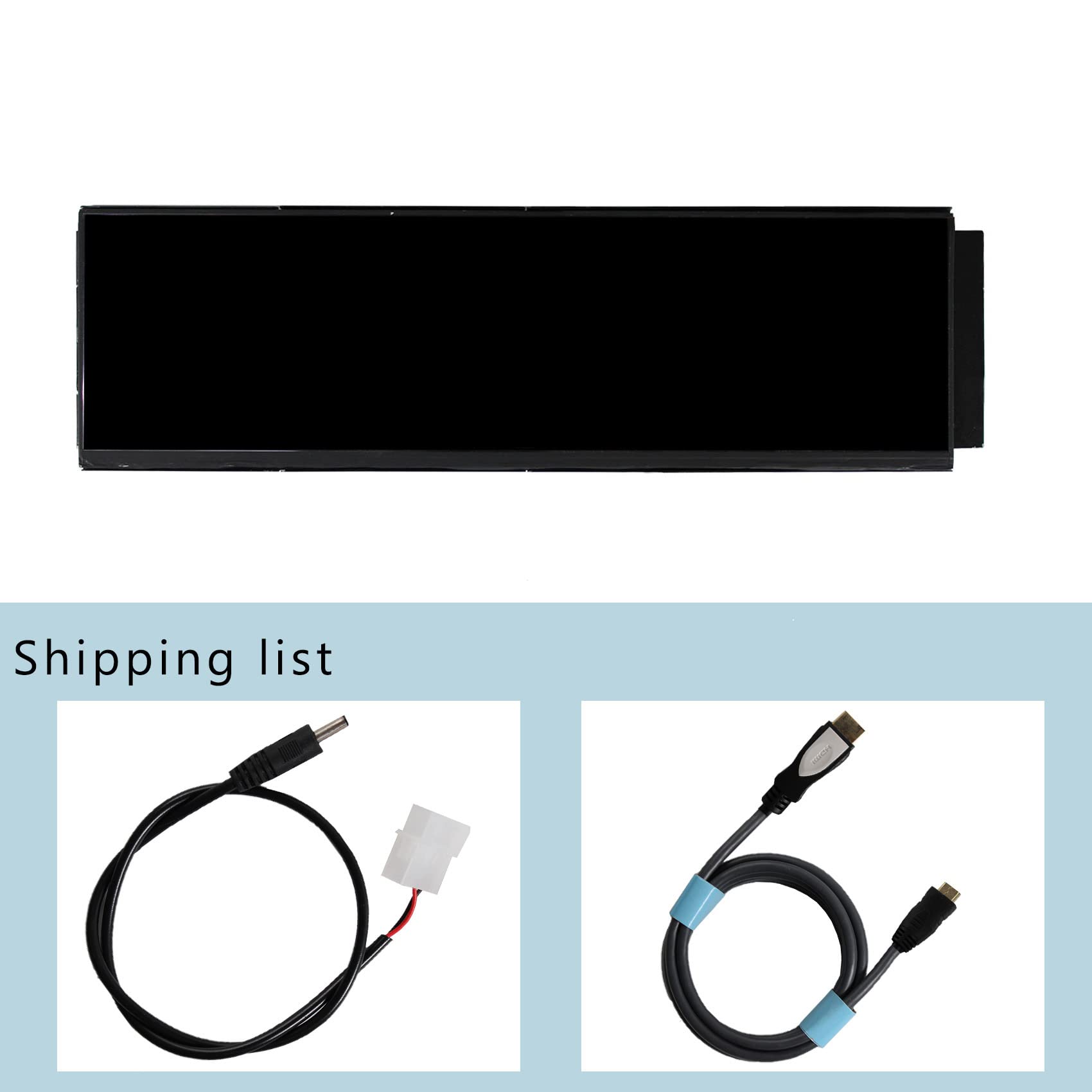 12.6inch LCD Monitor For Y60 Screen PC Case DIY Aida64 - View #4