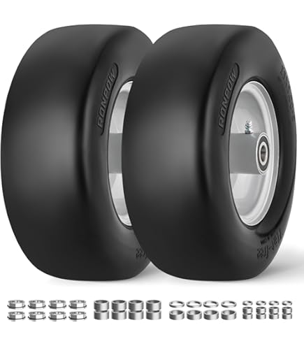 Amazon.com: NoAir® (2) Flat Free Tire Assemblies 13x5.00-6 Fits