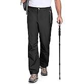 Little Donkey Andy Men's Hiking Pants Lightweight Windproof Outdoor Rain Waterproof Fishing Golf Pants for Men