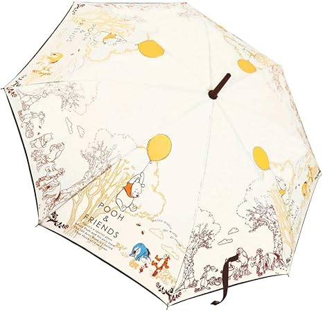 Amazon Co Jp ジェイズプランニング 長傘 プー フレンズ ワンタッチタイプ サイズ 55cm 服 ファッション小物