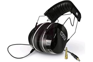 KAT Percussion KTUI26 Ultra Isolation Headphones,Black, 10.8 oz