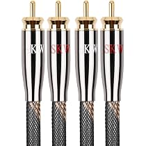 SKW High End WG Series A Pair Speaker Cable with Convertible Banana and