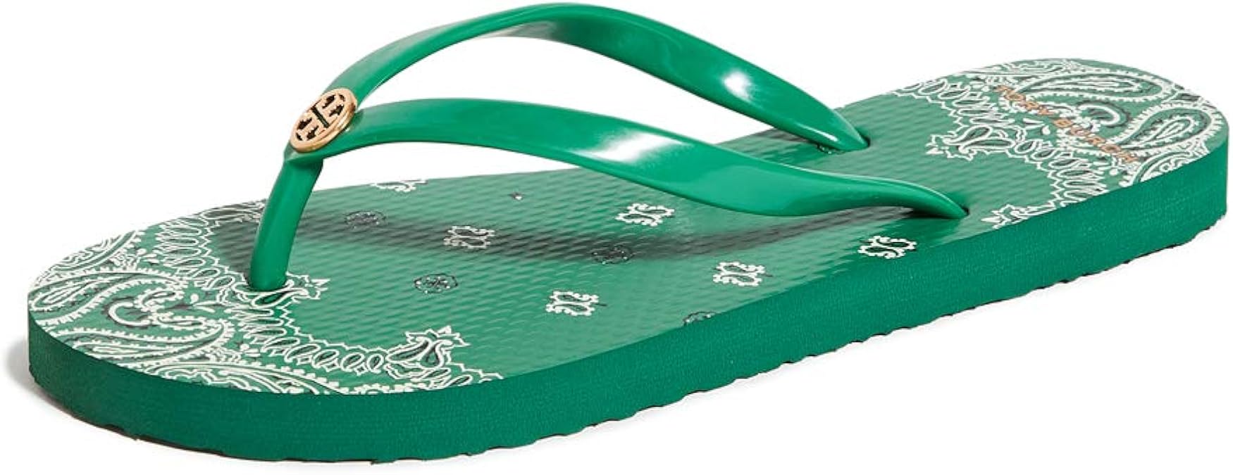 green tory burch sandals