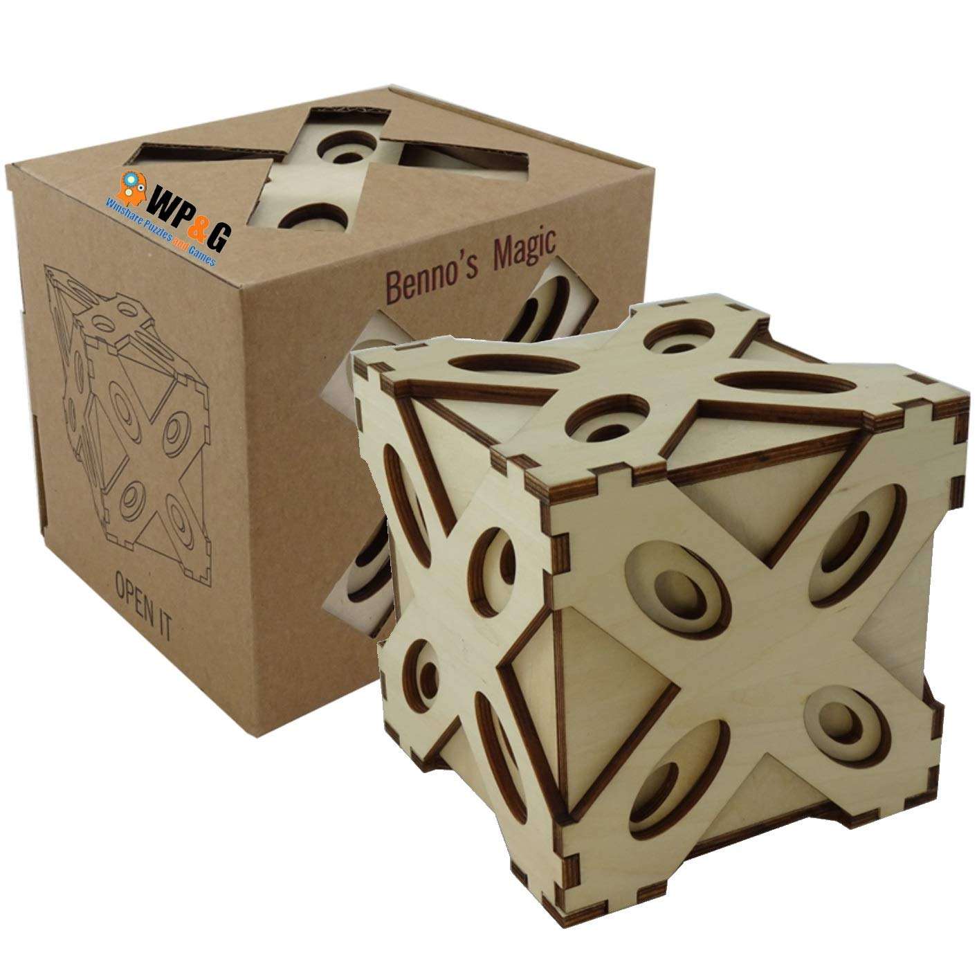 Answer Box Secret Puzzle Box with 42 Steps to Open