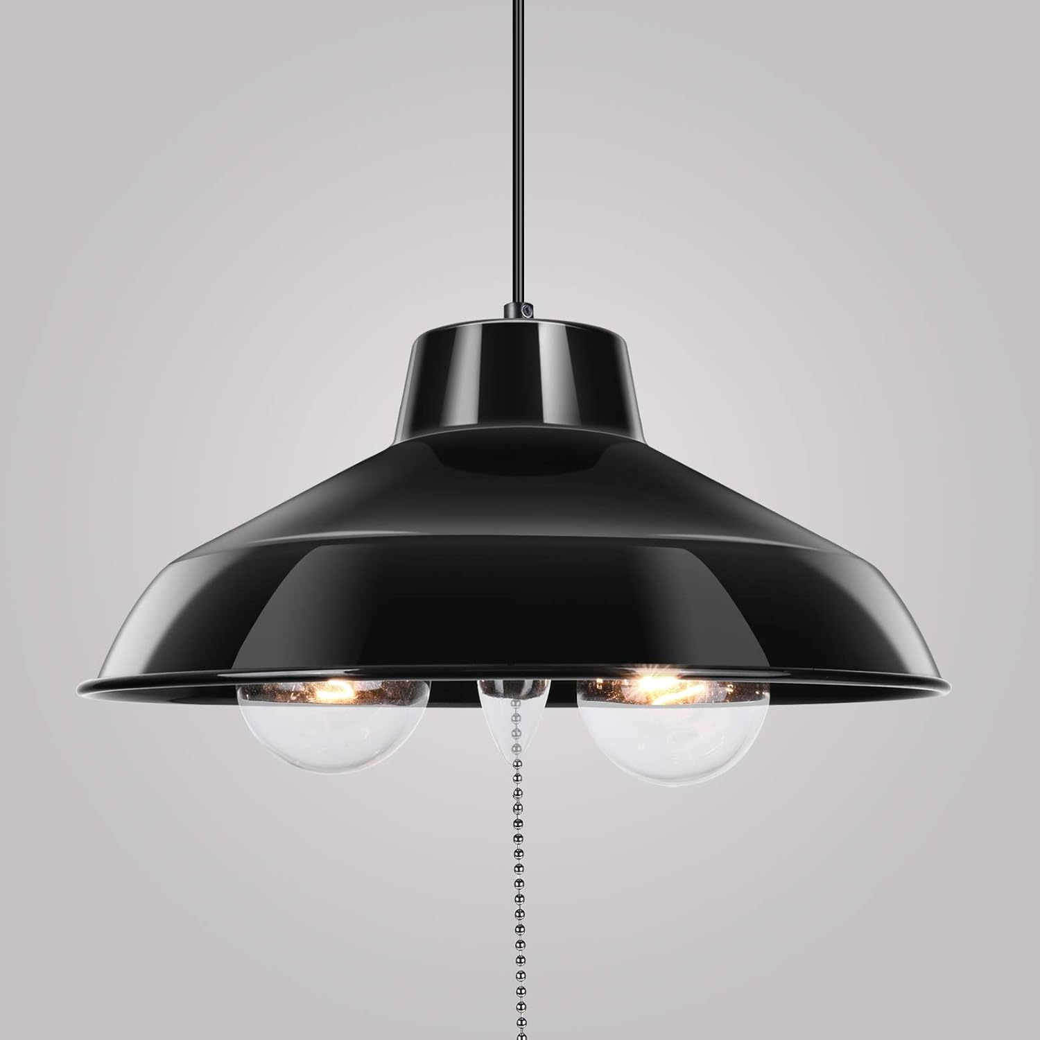 Amazon Oyi 北欧 ペンダントライトled E26 プルスイッチ 引掛けシーリング リビング ダイニング 2灯 ブラック Oyipro ペンダントライト