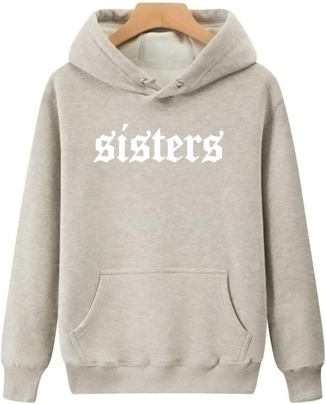 WANGRED Sisters James Hoodie James Sweatshirt Charles Sisters James Apparel LightGray XS