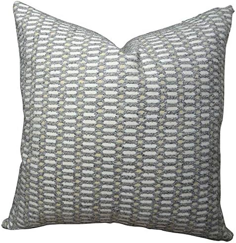 Plutus Brands Circle Joiners Throw Pillow 26" X 26" Graycream