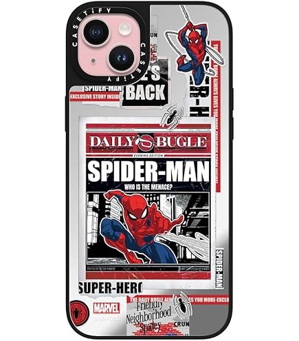 Amazon.com: CASETiFY Impact iPhone 15 Plus Case [Spider-Man Co-Lab
