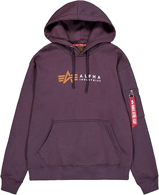 Capuz Alpha Label para Homens Ameixa L