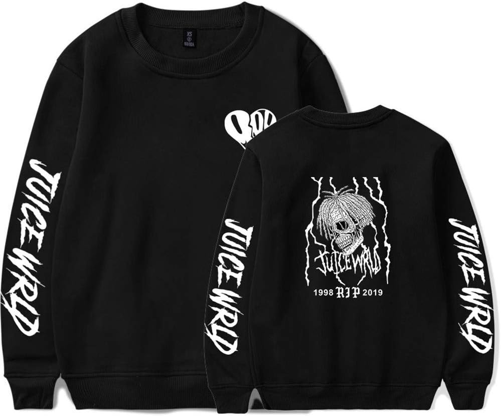 Juice Wrld Youth Hoodies Unisex Hip Hop Pullover Hooded Sweatshirts for Boys/Girl/Teen/Kids