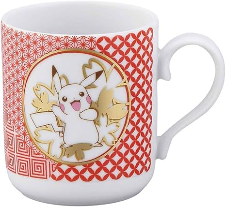Amazon Co Jp ポケットモンスター ポケモン25周年 赤絵 ピカチュウ マグカップ 公式 オフィシャル ホーム キッチン