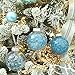 Sea Team Shatterproof Clear Plastic Christmas Ball Ornaments Decorative Xmas Balls Baubles Set with Stuffed Delicate Decorations (70mm/2.76 inch 24-Pack, Babyblue)