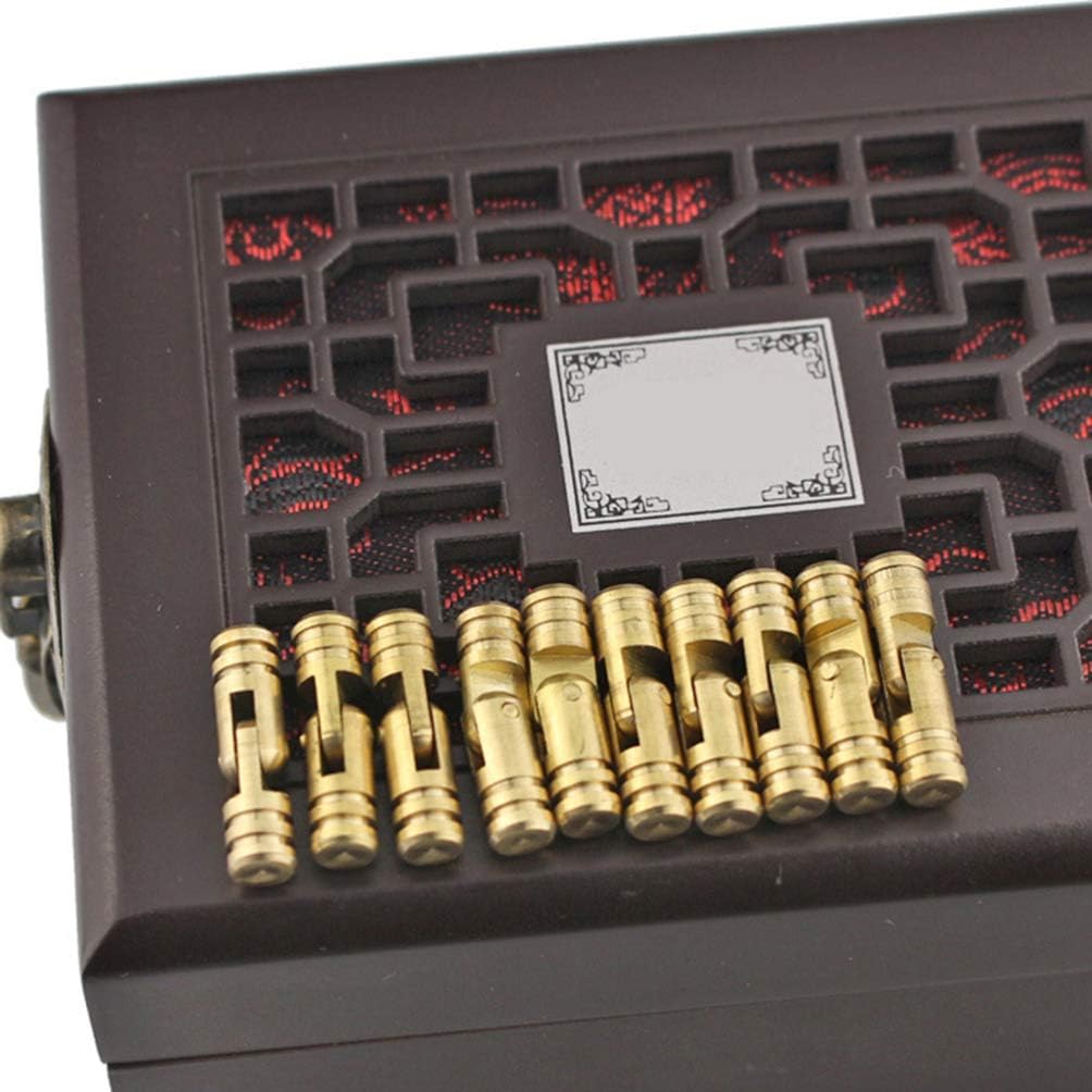 Yellow DOITOOL 50PCS Barrel Hinges Small Jewelry Box Hinges Hidden