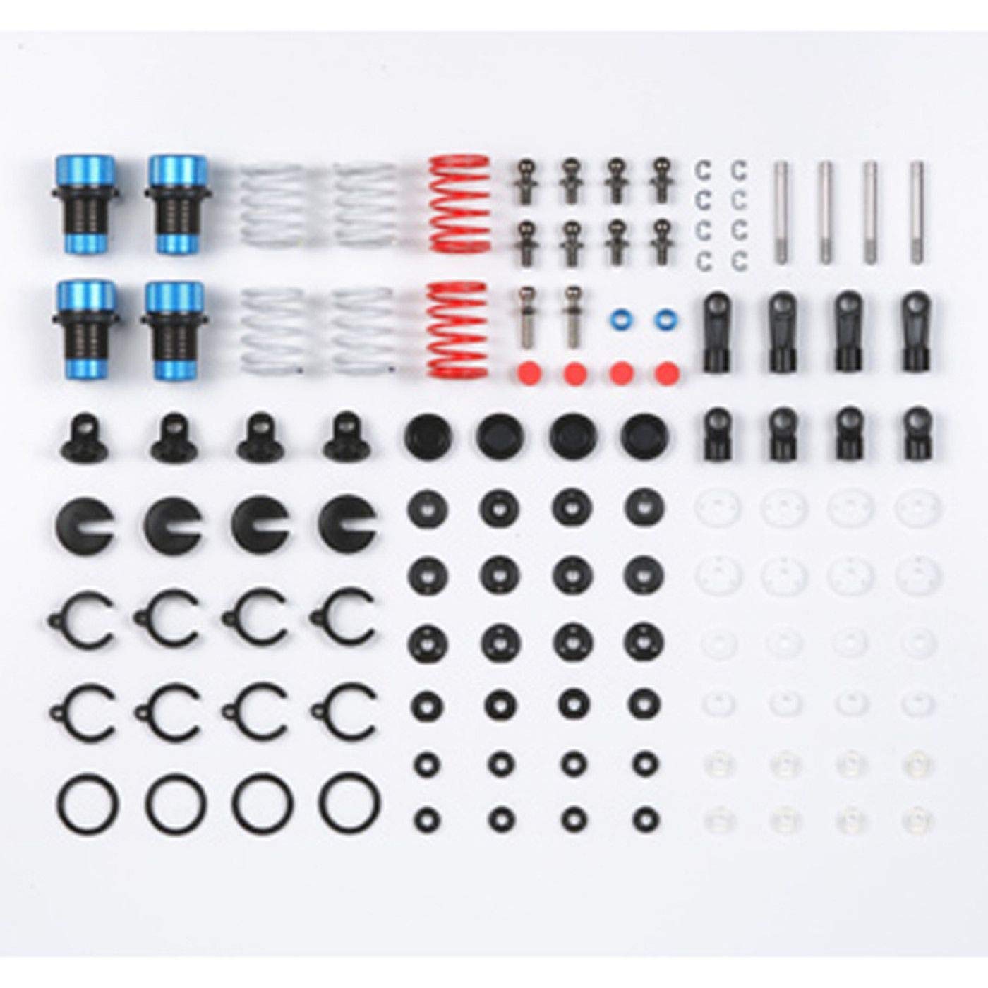Tamiya 300054000 – Damper Set Aluminium M-Chassis, Set of 4