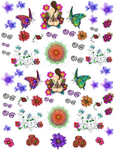 Bajidoo flower girl decal full sheet