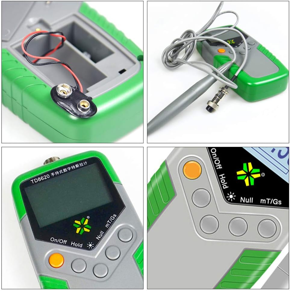 Test, Measure & Inspect Gauss Meter Tesla Meter Gaussmeter Range 200 mT