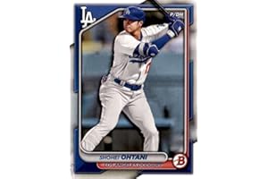 GENERIC Shohei Ohtani 2024 Bowman Baseball Series Mint Card #33 made by Topps One of the First cards picturing him in his new White Los Angeles Dodgers Jersey