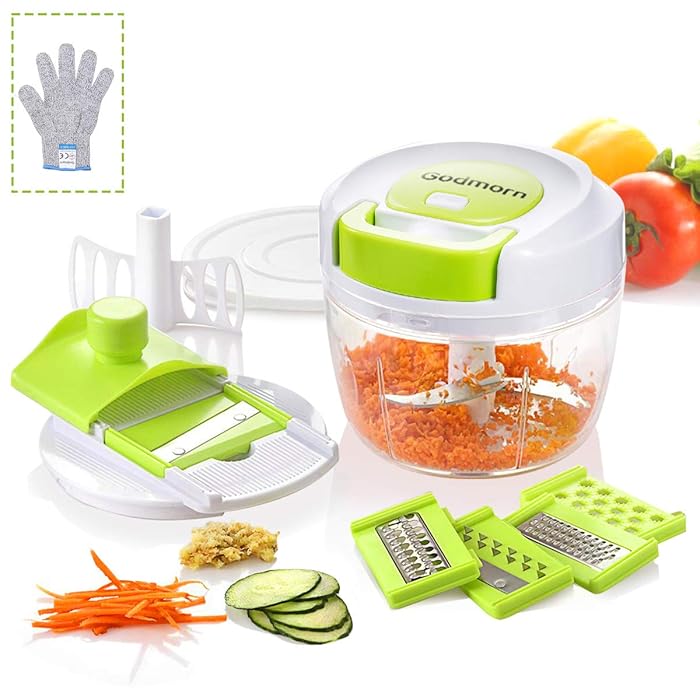 Buy Godmorn Manual Food Chopper, Easy Pull Onion Chopper, Handheld