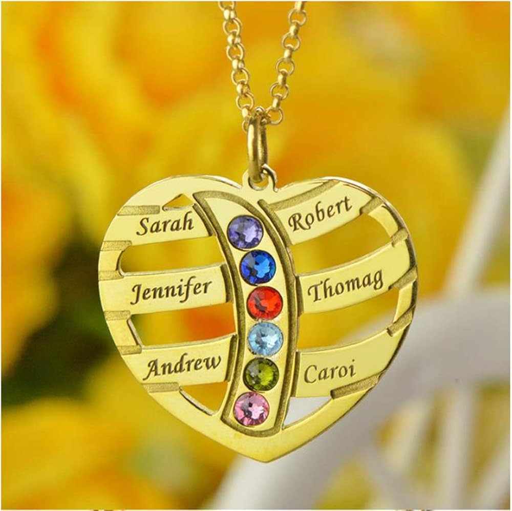 Custom Heart-shaped Name Necklace 