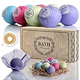 Bath Bombs, Fizzy lush Bomb -Set, XL 3.5Oz: Organic Home Spa Treatment for Natural Relaxation. Birthday Gifts for Wife, Mom, Grandma, Teen Girl. Anniversary Gift Sets Ideas for Her, Presents for Women