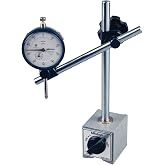 Mitutoyo 64PKA079 Magnetic Stand With Dial Indicator, 1" Travel, 0.001" Graduation