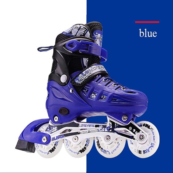 Inline Skate, Rollerblades,with Adjustable Size And Flashing Light Up Wheel,Colorful Design
