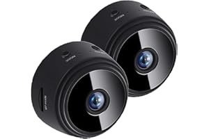 Telescope Camera, Telescope mini Camera, WiFi Camera, Outdoor Home Wireless 1080p HD (Black*2pcs)