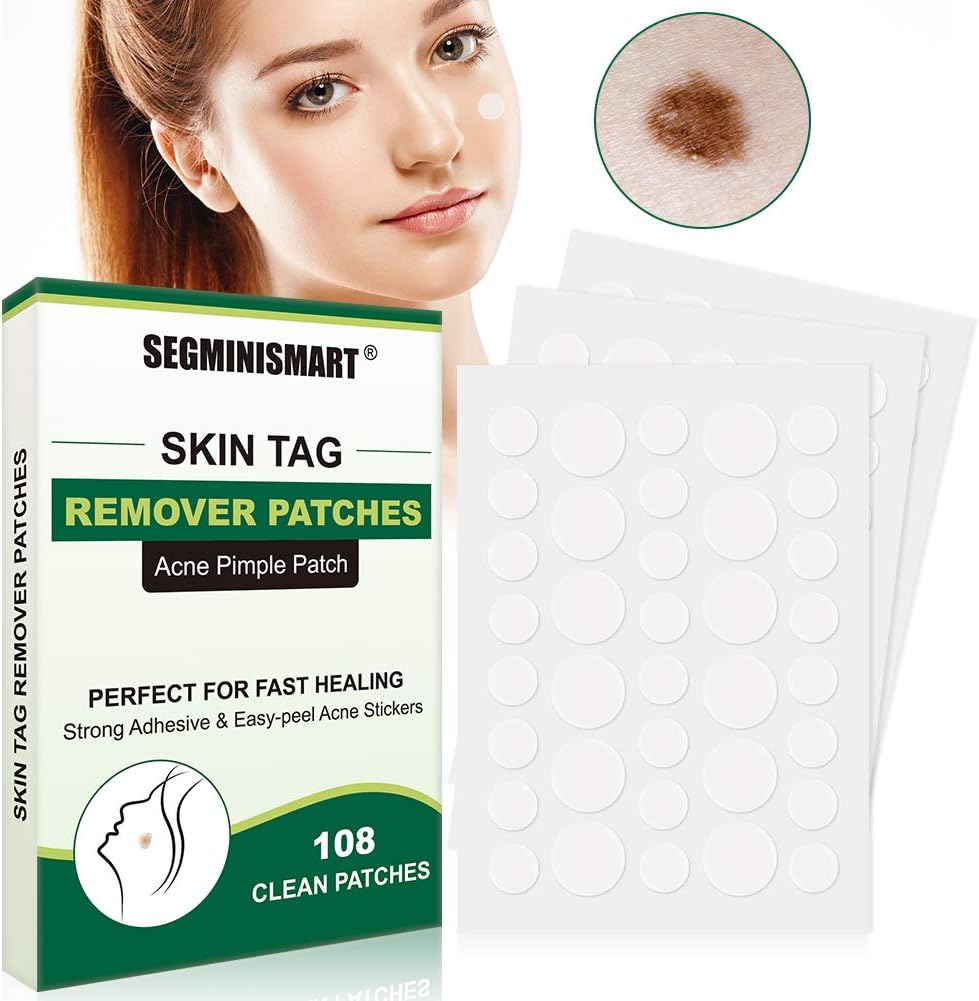Skin Tag Remover Patches, Mole Remover, Acne Pimple Healing Patches
