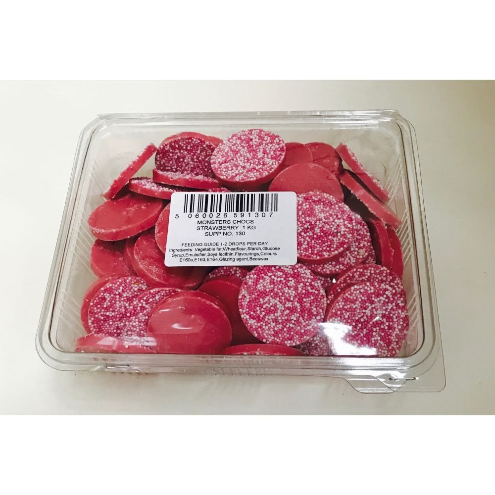 Bow Wow Treats Monster Chocs Strawberry, 1 kg